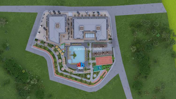 ALANYA OBA'DA İNŞAATI DEVAM ETMEKTE OLAN PROJEDEN SATILIK DAİRELER